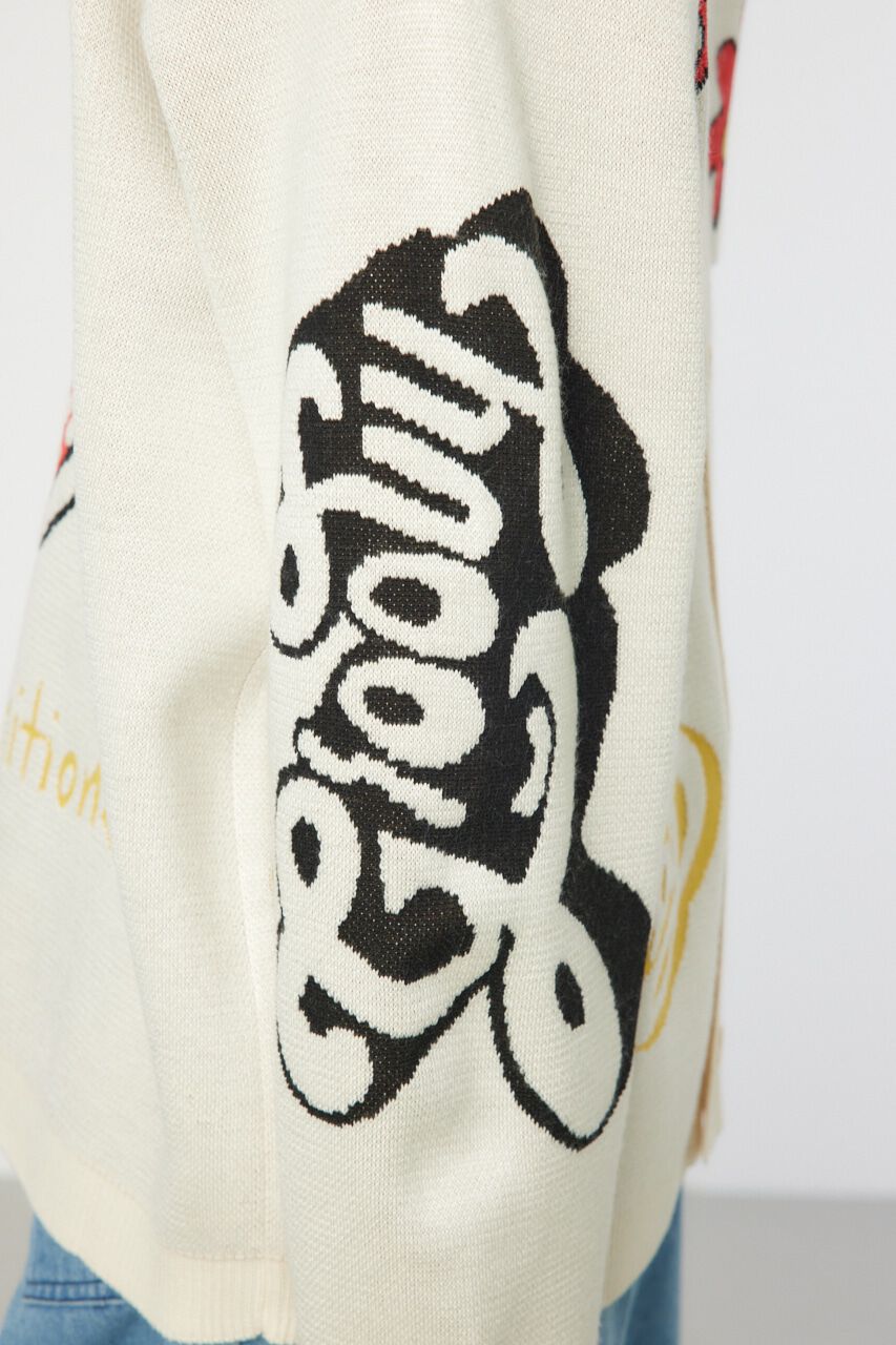 RODEO CROWNS「フリーパターンニットカーデ」|カーディガン|