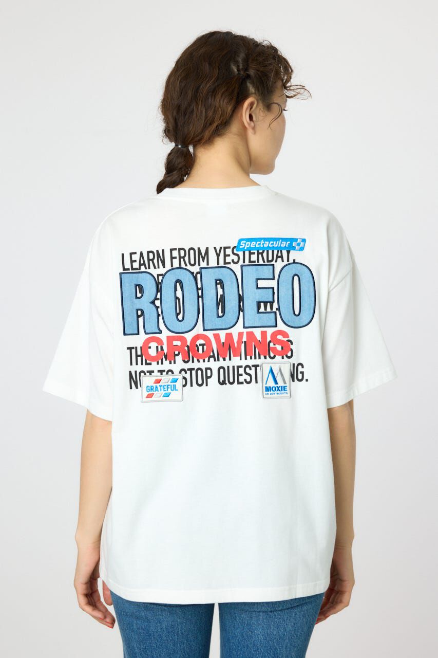 RODEO CROWNS「Overlap デニムアップリケTシャツ」|Tシャツ・カットソー|