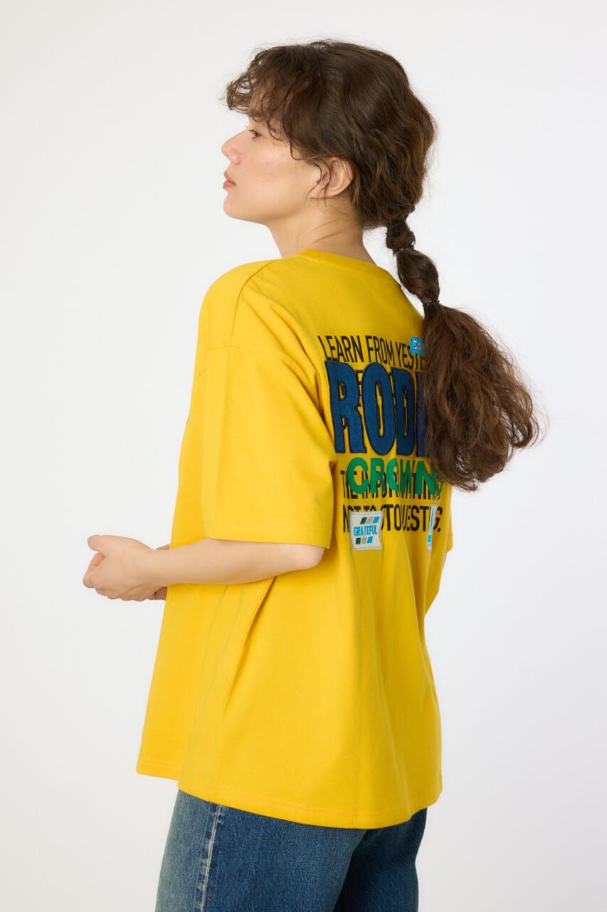 RODEO CROWNS「Overlap デニムアップリケTシャツ」|Tシャツ・カットソー|