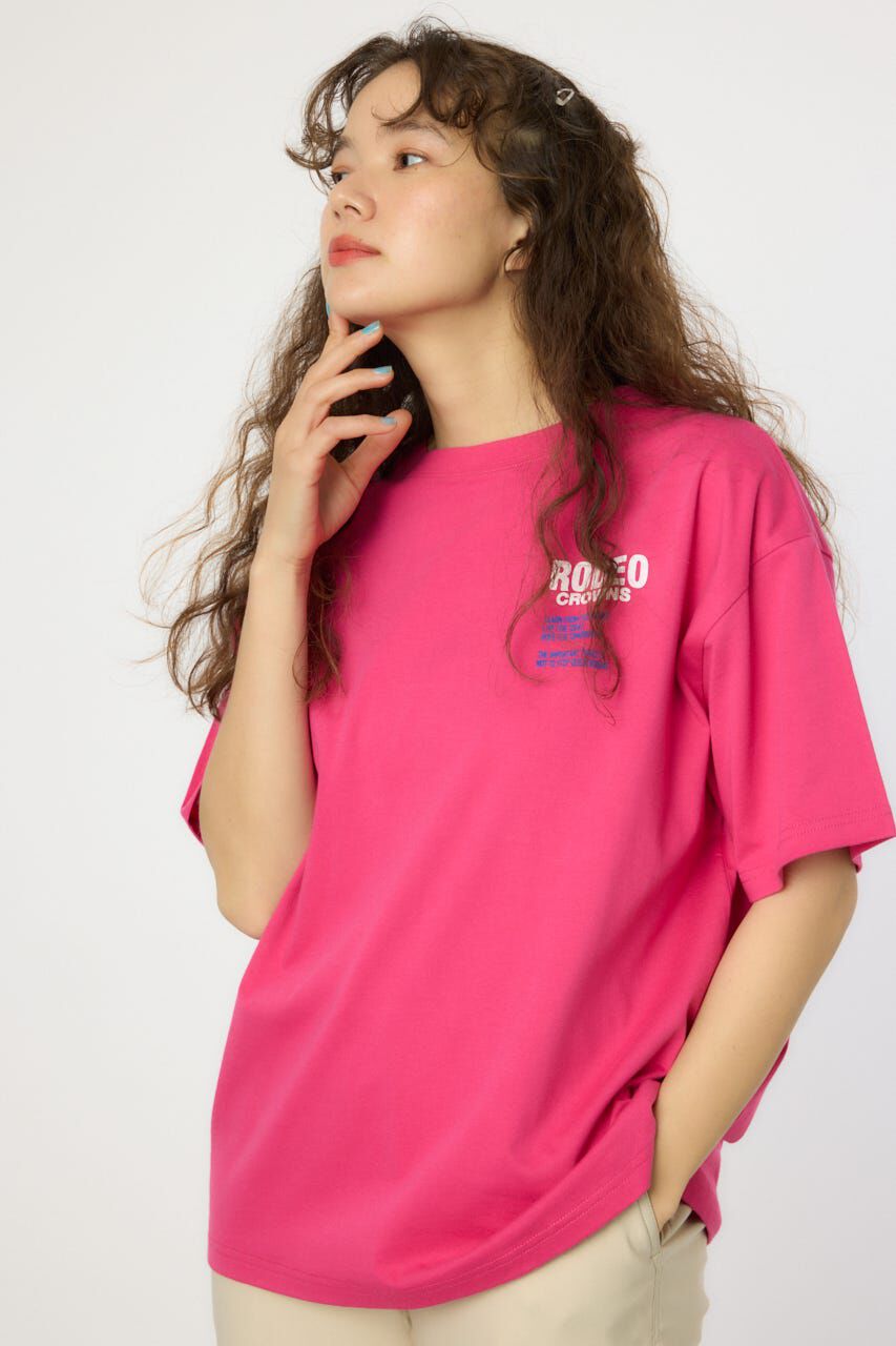 RODEO CROWNS「Overlap デニムアップリケTシャツ」|Tシャツ・カットソー|