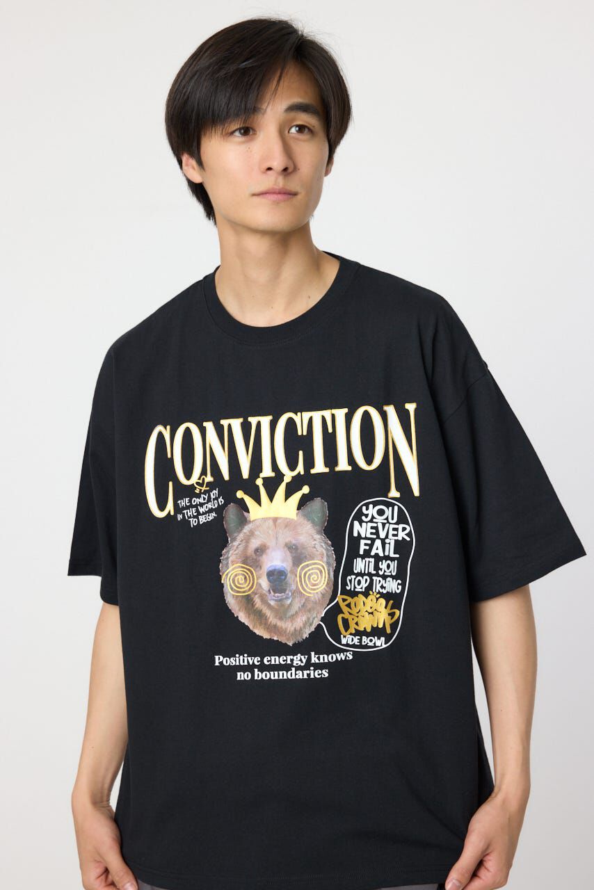 RODEO CROWNS「カレッジベアーTシャツ」|Tシャツ・カットソー|BLK