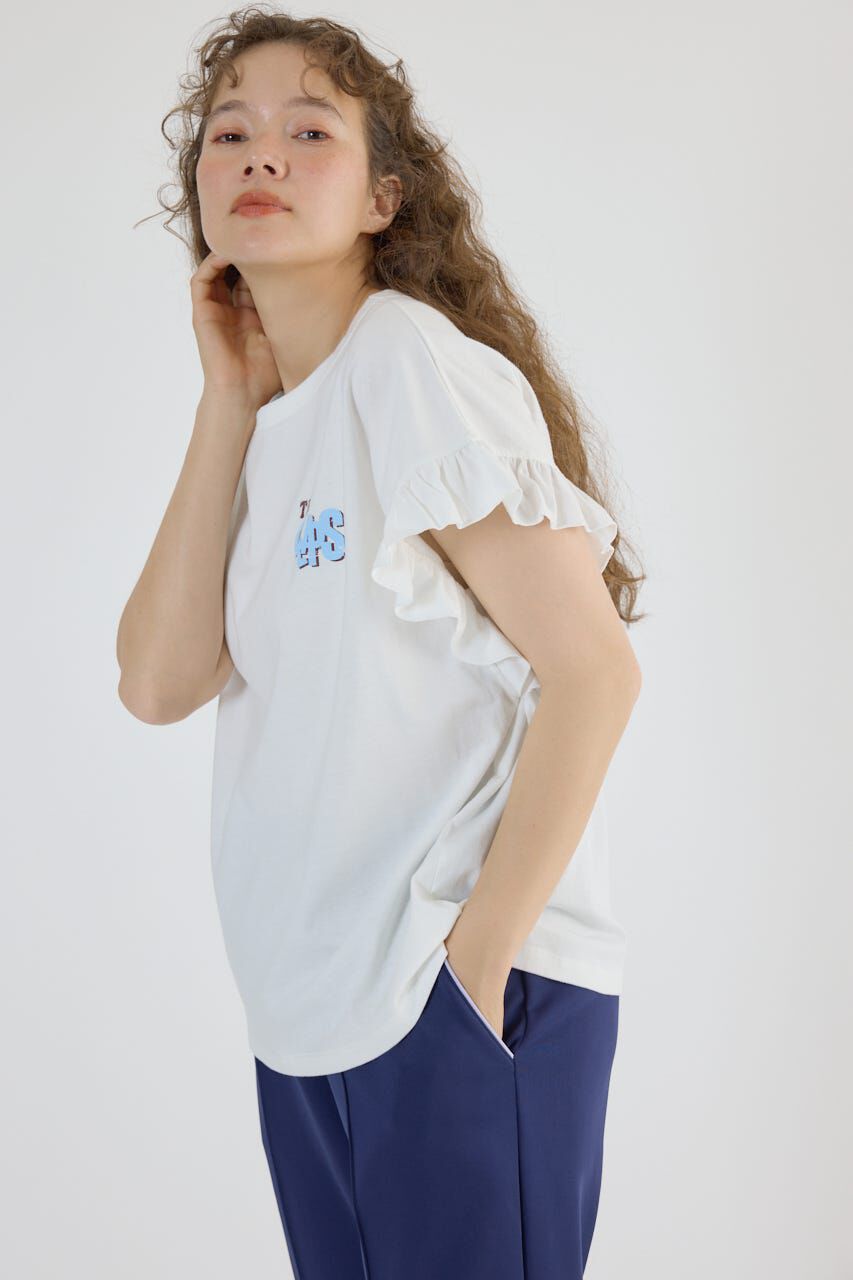 RODEO CROWNS「Vintage Graphicフリル Tシャツ」|Tシャツ・カットソー|