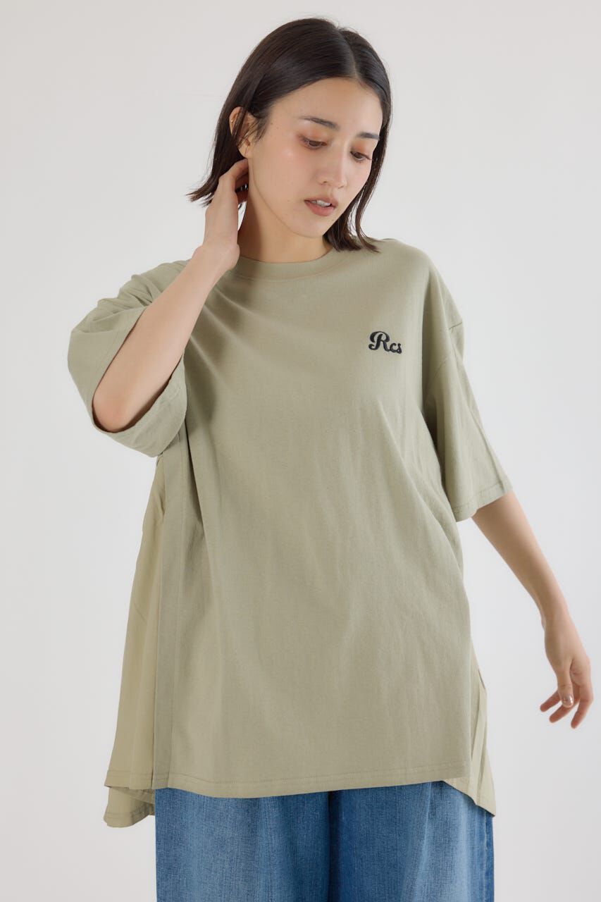 RODEO CROWNS「バックギャザードッキングTシャツ」|Tシャツ・カットソー|