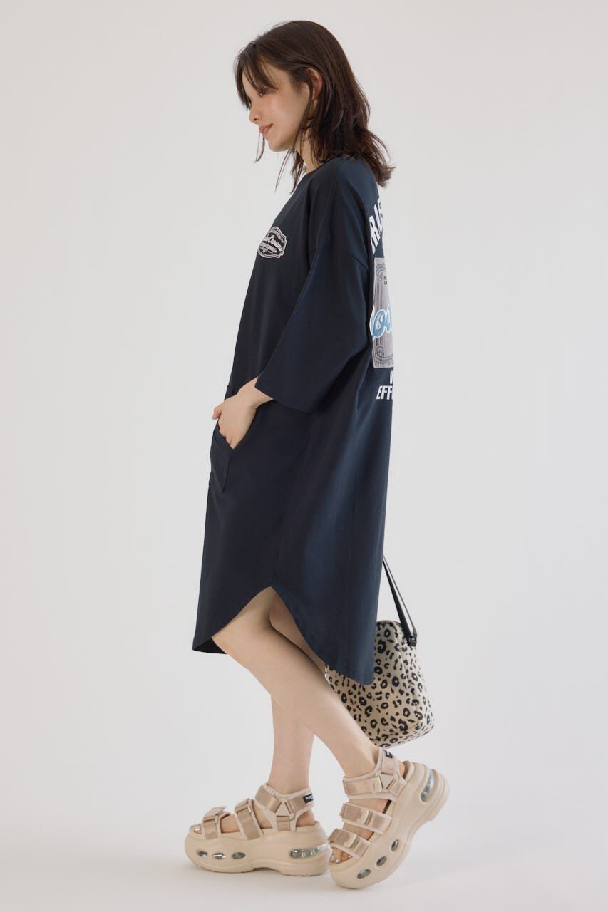 RODEO CROWNS「コール＆デニムパッチワンピース」|ワンピース|