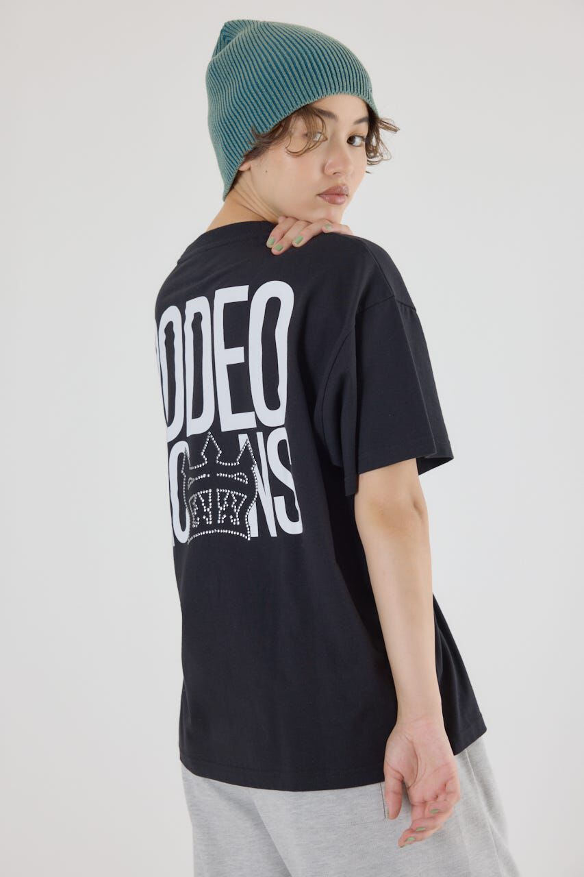 RODEO CROWNS「スタッズCROWNロゴTシャツ」|Tシャツ・カットソー|