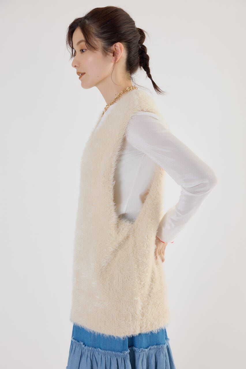 RODEO CROWNS「シャギーニットベスト」|ニット・セーター|