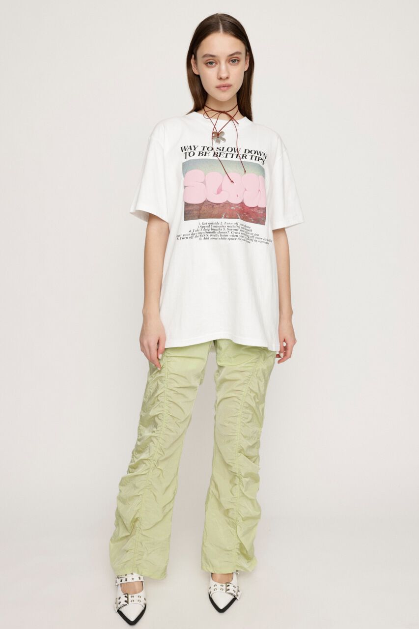 SLY「ASYMMETRY GATHER パンツ」|その他|