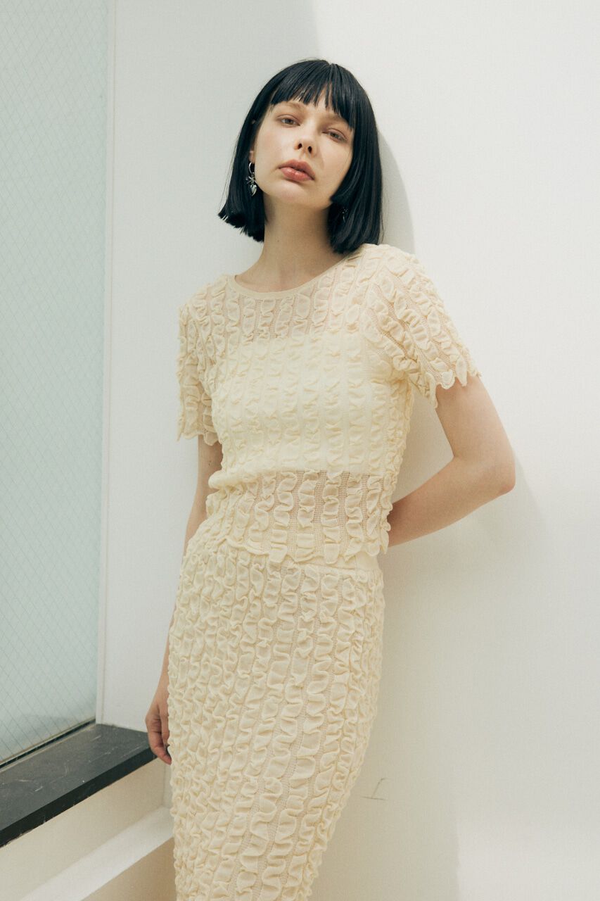 SLY「SHEER 2WAY トップス」|ニット・セーター|