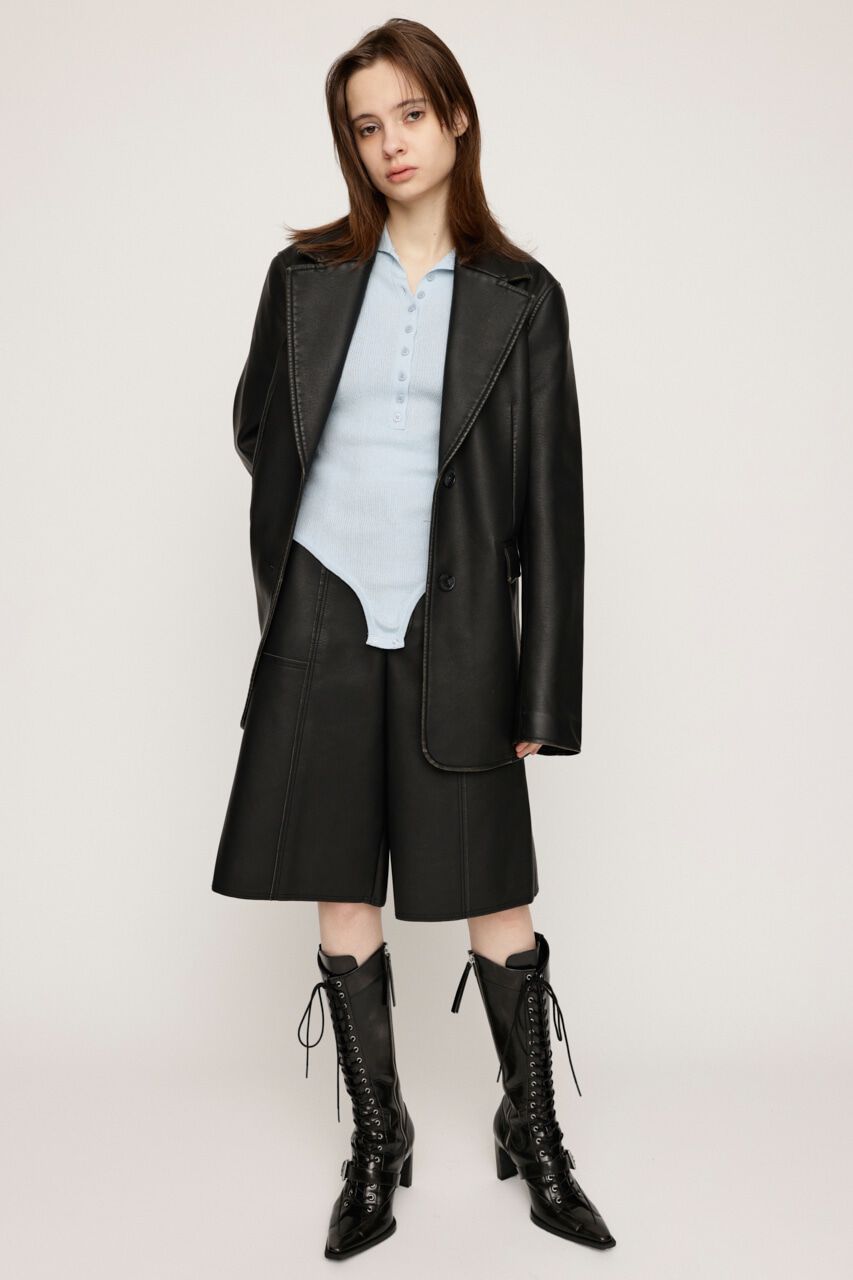 SLY「VINTAGE F／LEATHER パンツ」|その他|