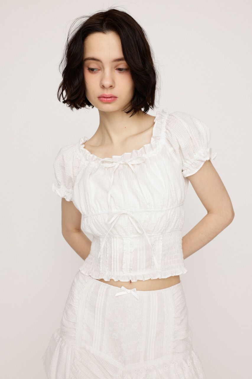 SLY「COTTON LACE トップス」|シャツ・ブラウス|