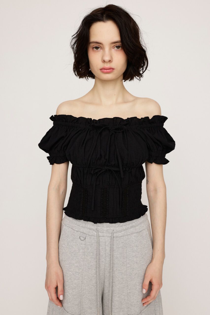 SLY「COTTON LACE トップス」|シャツ・ブラウス|