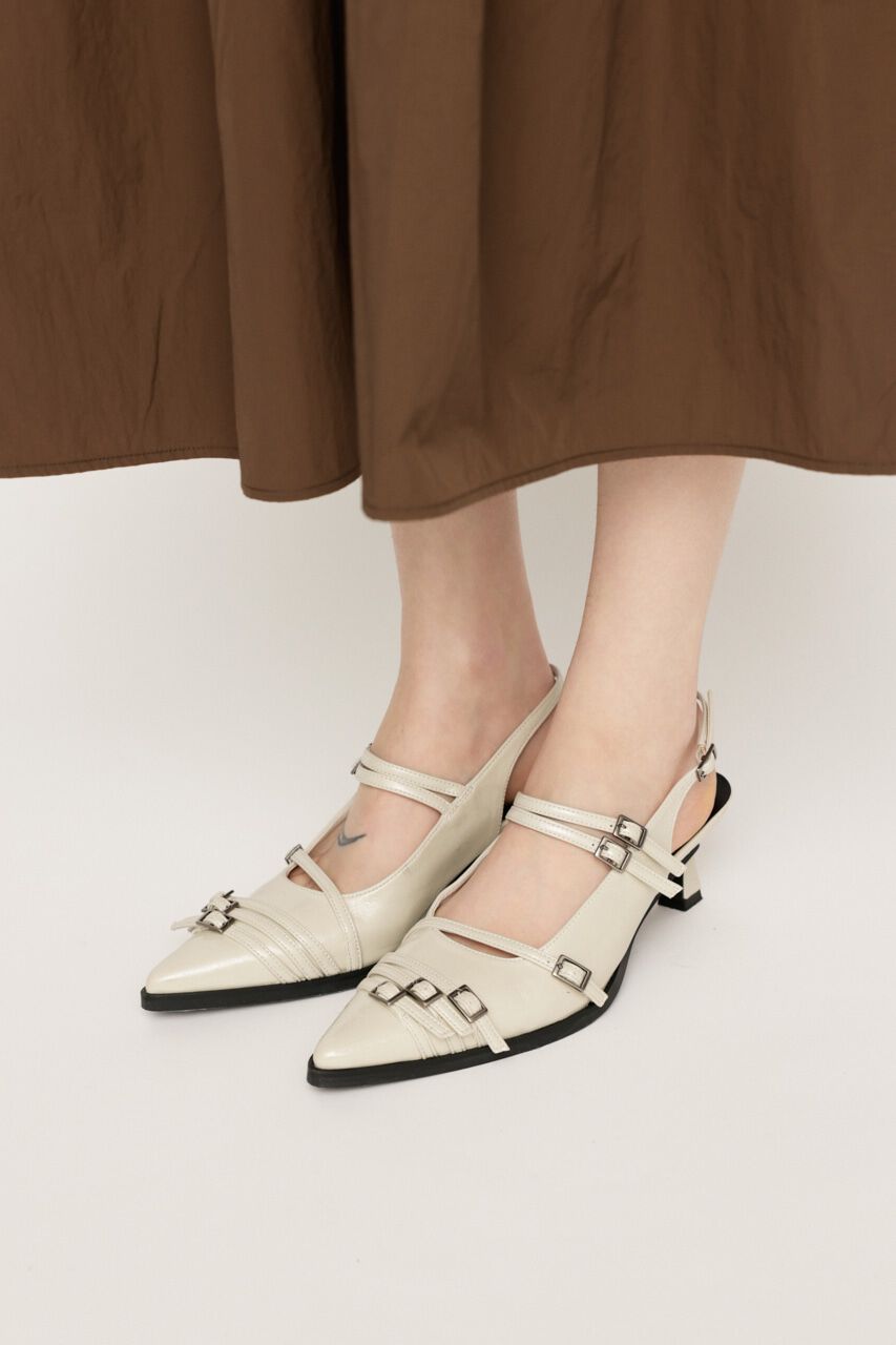 SLY「BELTED SLING パンプス」|サンダル|IVOY3