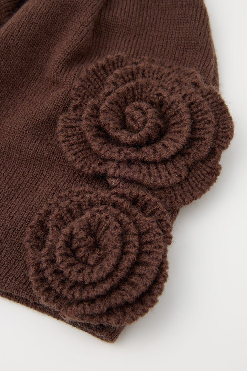 SLY「FLOWER MOTIF KNIT BEANIE」|その他|