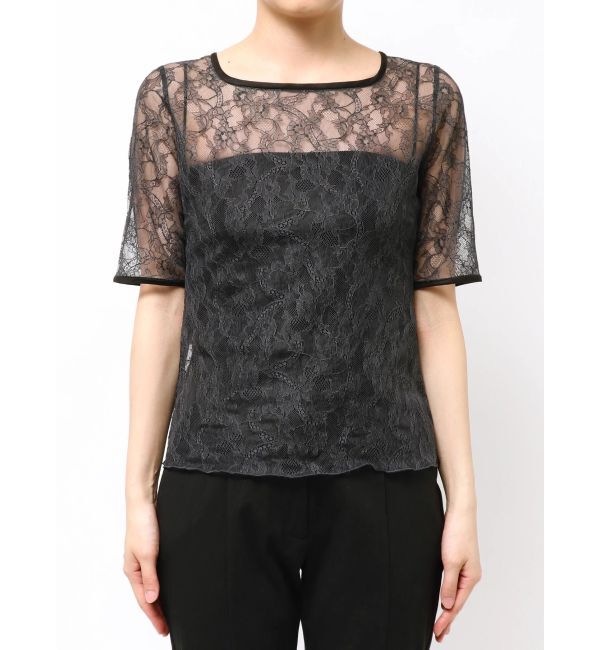ELENDEEK「【yuumi&times;ELENDEEK】LACE TRIM CS」|Tシャツ・カットソー|