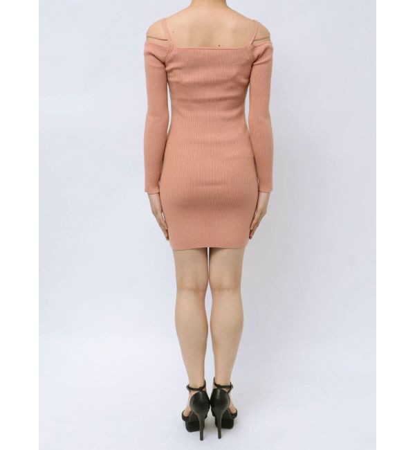 RESEXXY「ナローストラップタイトニットワンピース」|ワンピース|