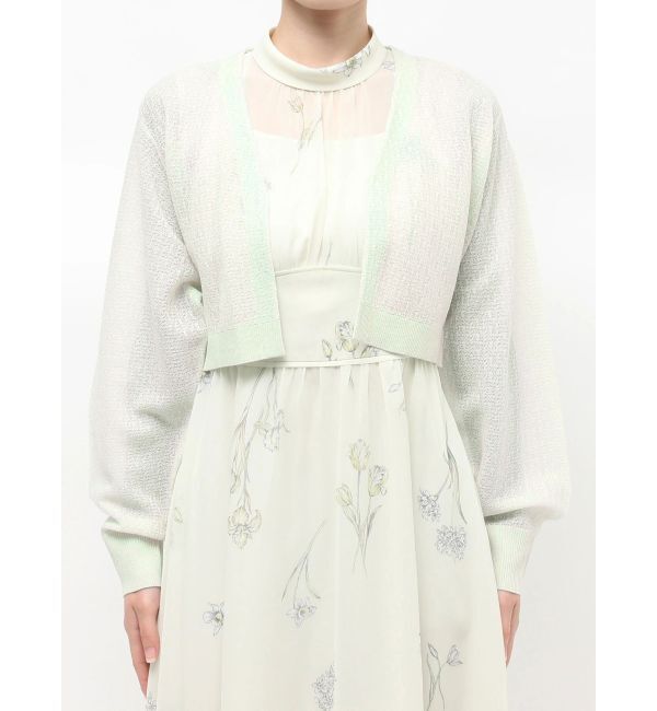 MERCURYDUO「シアーボレロカーディガン」|カーディガン|