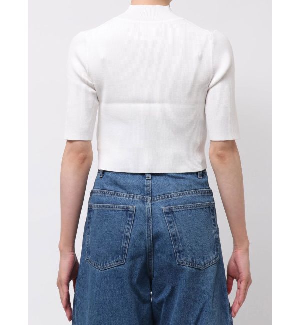 MERCURYDUO「【EMILY IN PARISコラボ】 ロゴエンブロイダリーニット」|ニット・セーター|