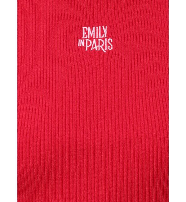 MERCURYDUO「【EMILY IN PARISコラボ】 ロゴエンブロイダリーニット」|ニット・セーター|