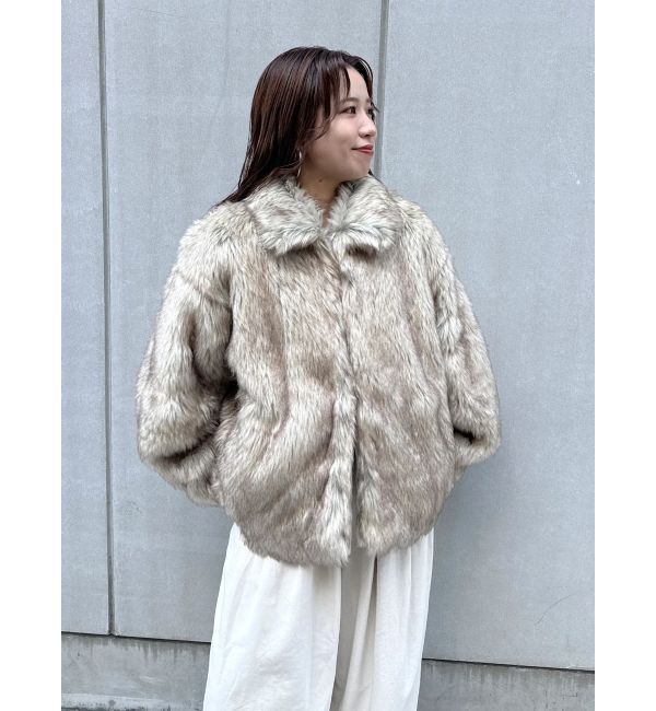 Ungrid「ボリュームデザインファーコート」|その他|