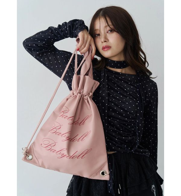 jouetie「2WAYロゴナップサック」|その他|ピンク