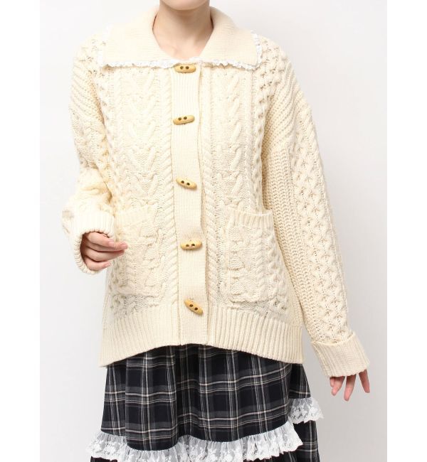 merry jenny「toggle button knit cardigan」|カーディガン|