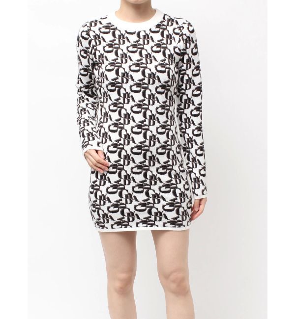 GYDA「GYDA pattern プチハイニットワンピース」|ワンピース|オフホワイト