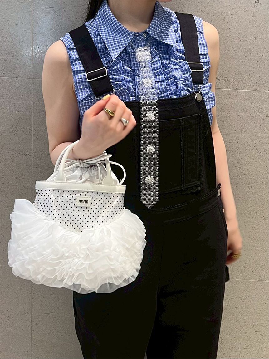 FURFUR「サテン巾着ポーチバッグ」|ポーチ|