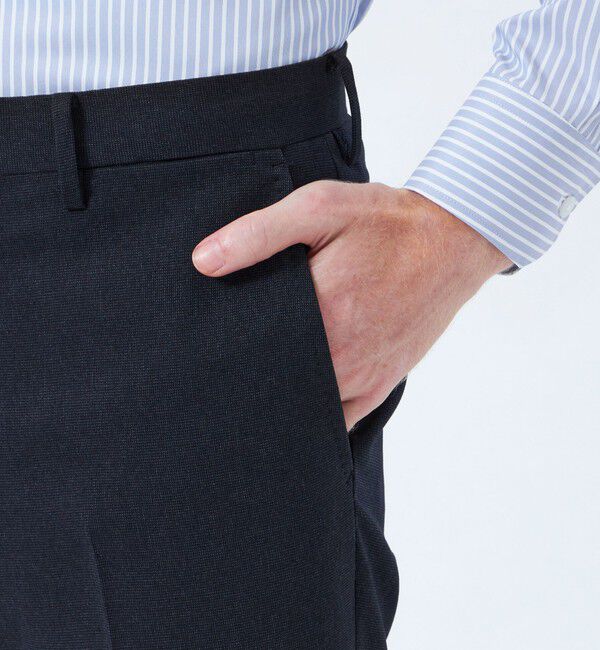 MACKINTOSH PHILOSOPHY「トロッター トラウザーズ ピンヘッドストレッチ」|スラックス|