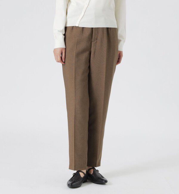  「フロントダーツテーパードパンツ」|スラックス|