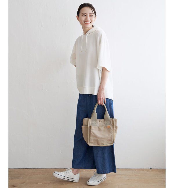 ikka「コットンUSA鹿の子パーカー」|パーカー|