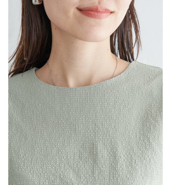 ikka「サッカーペプラムブラウス」|シャツ・ブラウス|