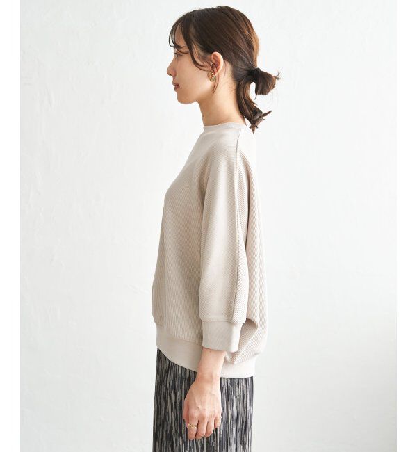 ikka「【雑誌InRed5月号掲載】タックフライスドルマンプルオーバー」|Tシャツ・カットソー|