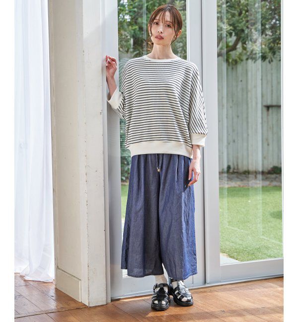 ikka「【雑誌InRed5月号掲載】タックフライスドルマンプルオーバー」|Tシャツ・カットソー|