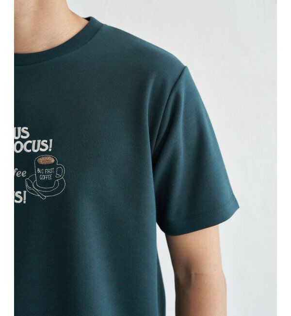 ikka「冷感ポンチ刺繍Ｔシャツ」|Tシャツ・カットソー|