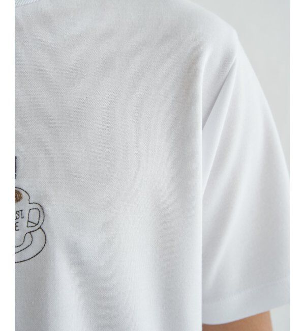 ikka「冷感ポンチ刺繍Ｔシャツ」|Tシャツ・カットソー|