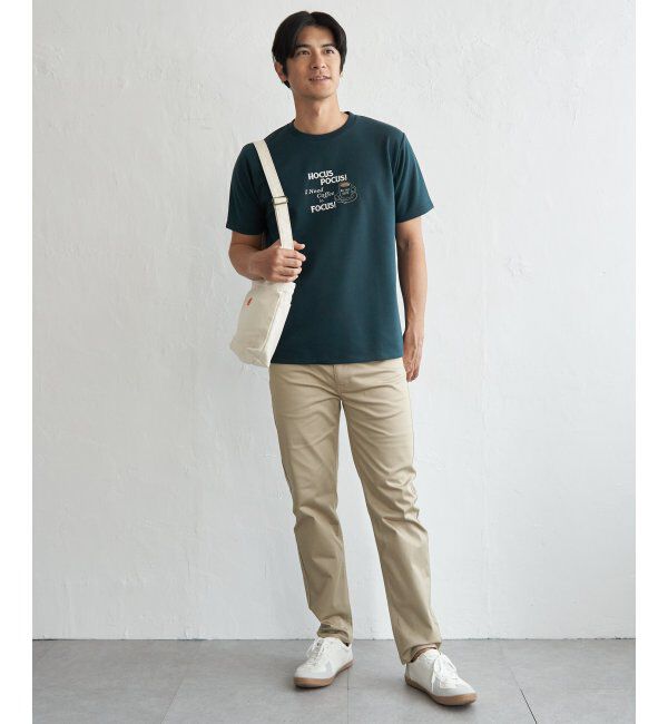 ikka「冷感ポンチ刺繍Ｔシャツ」|Tシャツ・カットソー|