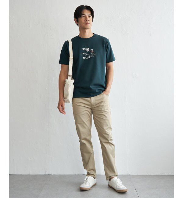 ikka「冷感ポンチ刺繍Ｔシャツ」|Tシャツ・カットソー|