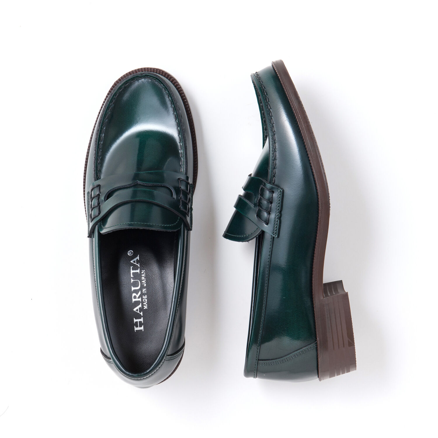 HARUTA「レザーカジュアルコインローファー #230」|ローファー|