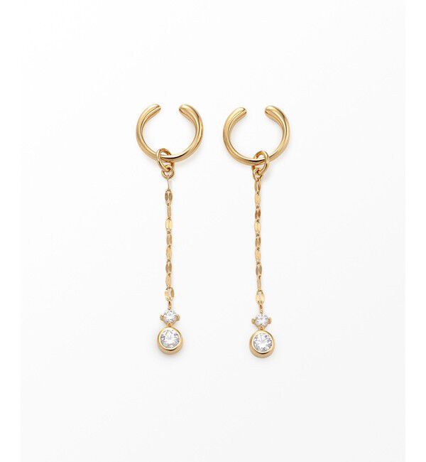 Jouete「イヤリング ジルコニア」|イヤリング|イエローゴールド