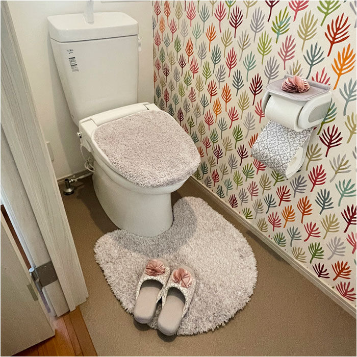 BACKYARD FAMILY「トイレマット おしゃれ 通販 SDS シュクルメランジェ 58&times; 60cm トイレ マット」|トイレタリー・ランドリーグッズ|