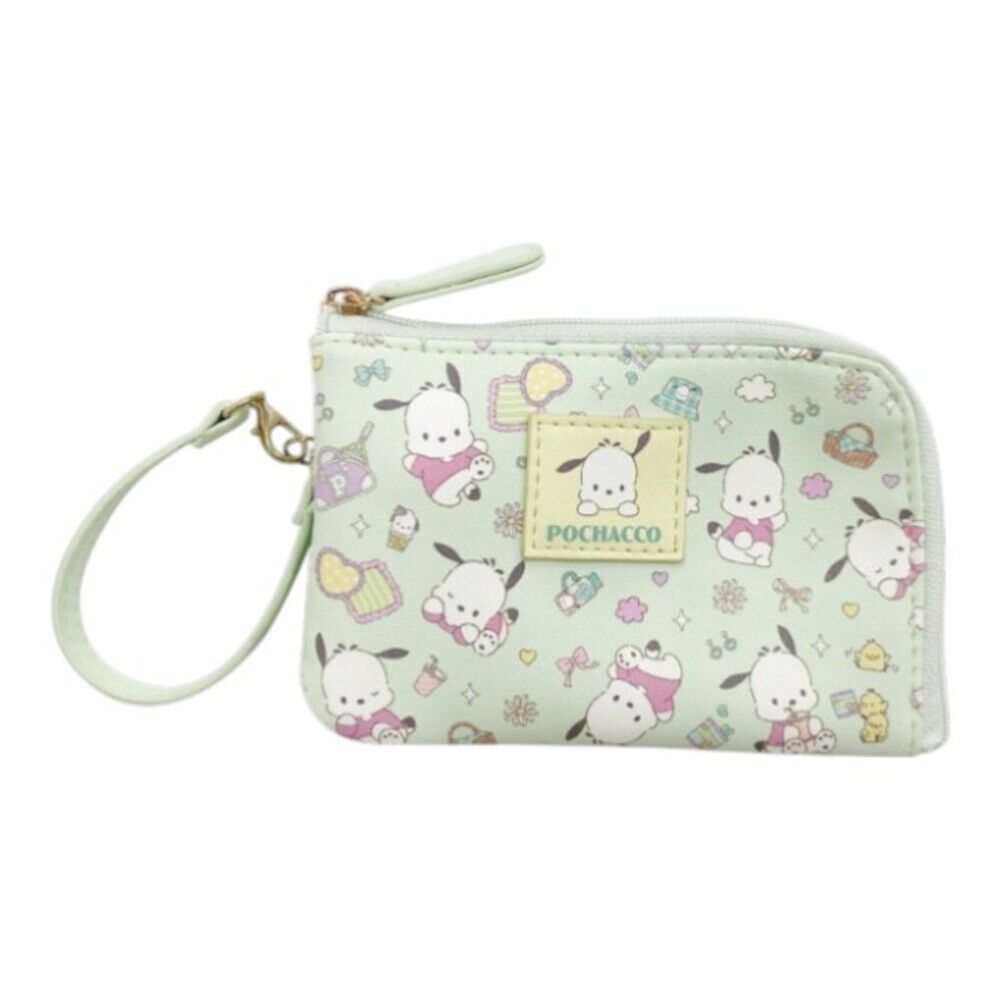 BACKYARD FAMILY「ポーチ 小物入れ キャラクター 通販 リール付き 小銭入れ ミニポーチ コインケース キーケース」|コインケース|グリーン1