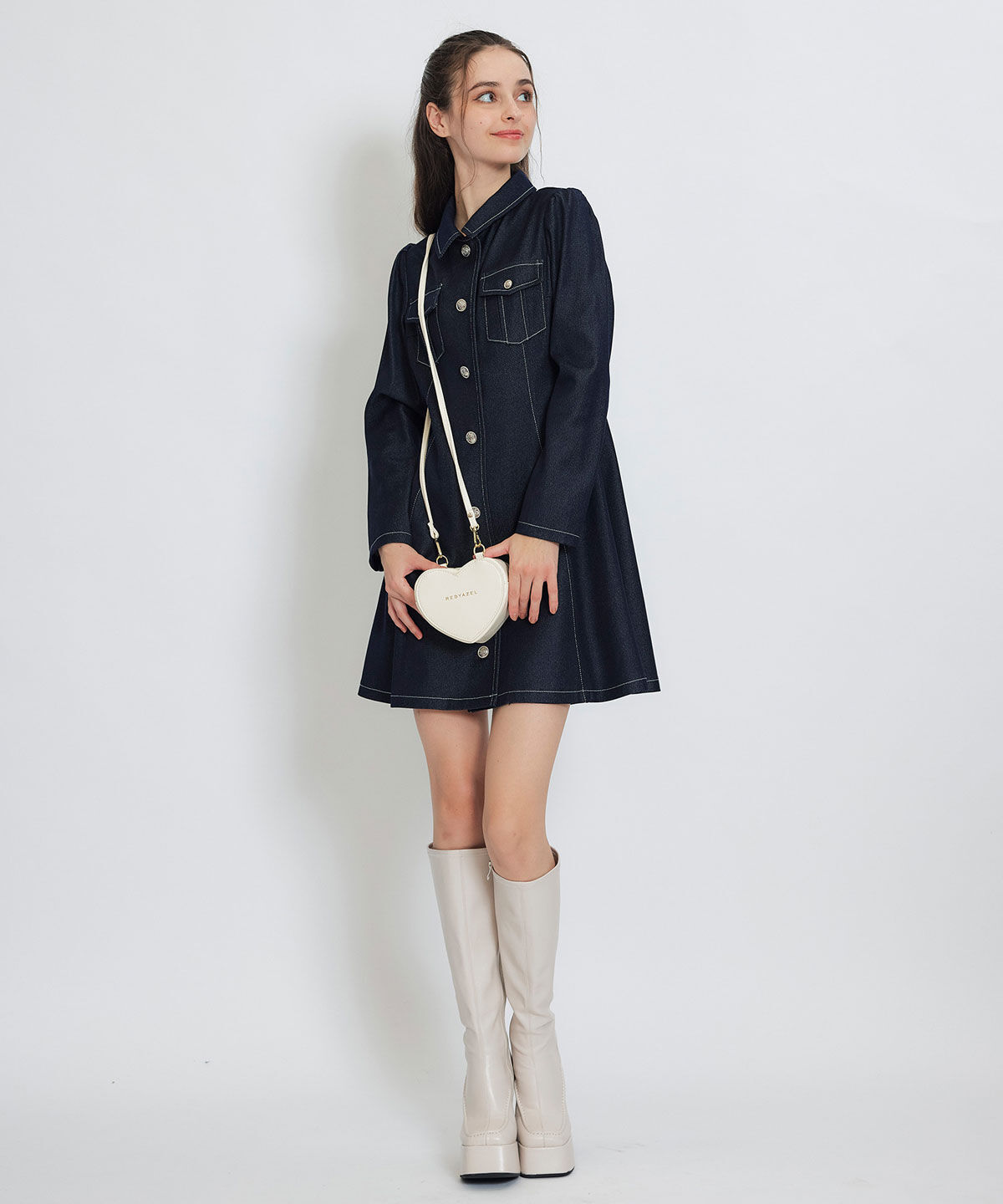 REDYAZEL「Love Me Heart モチーフ2WAYミニショルダーバッグ」|ショルダー・メッセンジャー|