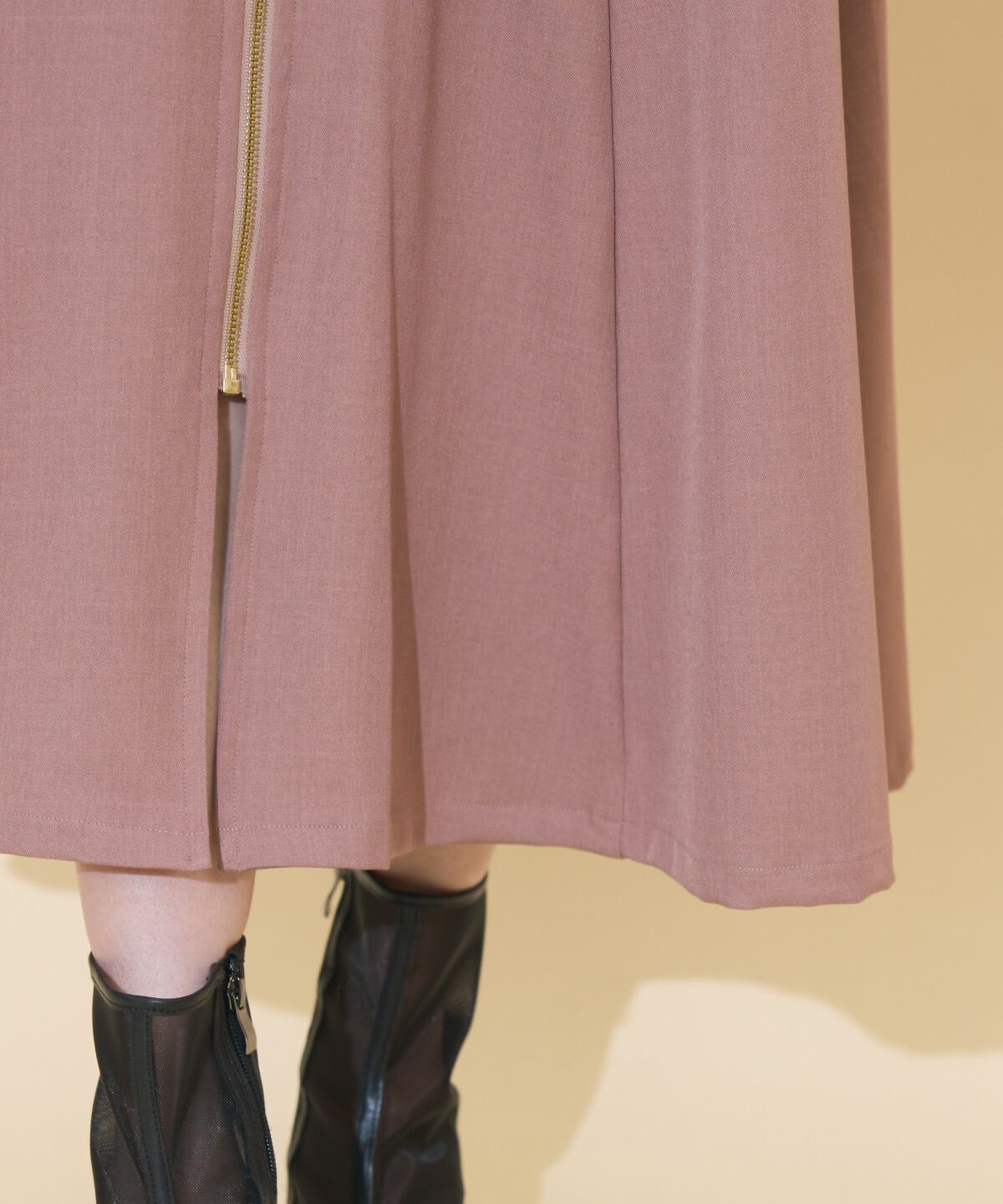 WILLSELECTION「ショルダーリボンフロントZIPワンピース」|ワンピース|