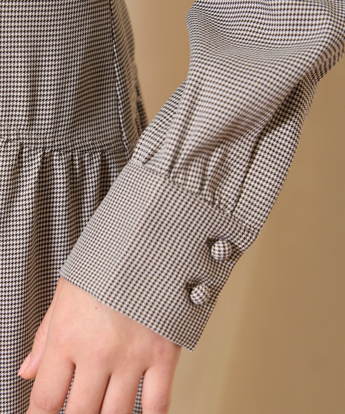 WILLSELECTION「ネックリボンギャザー切り替えワンピース」|ワンピース|