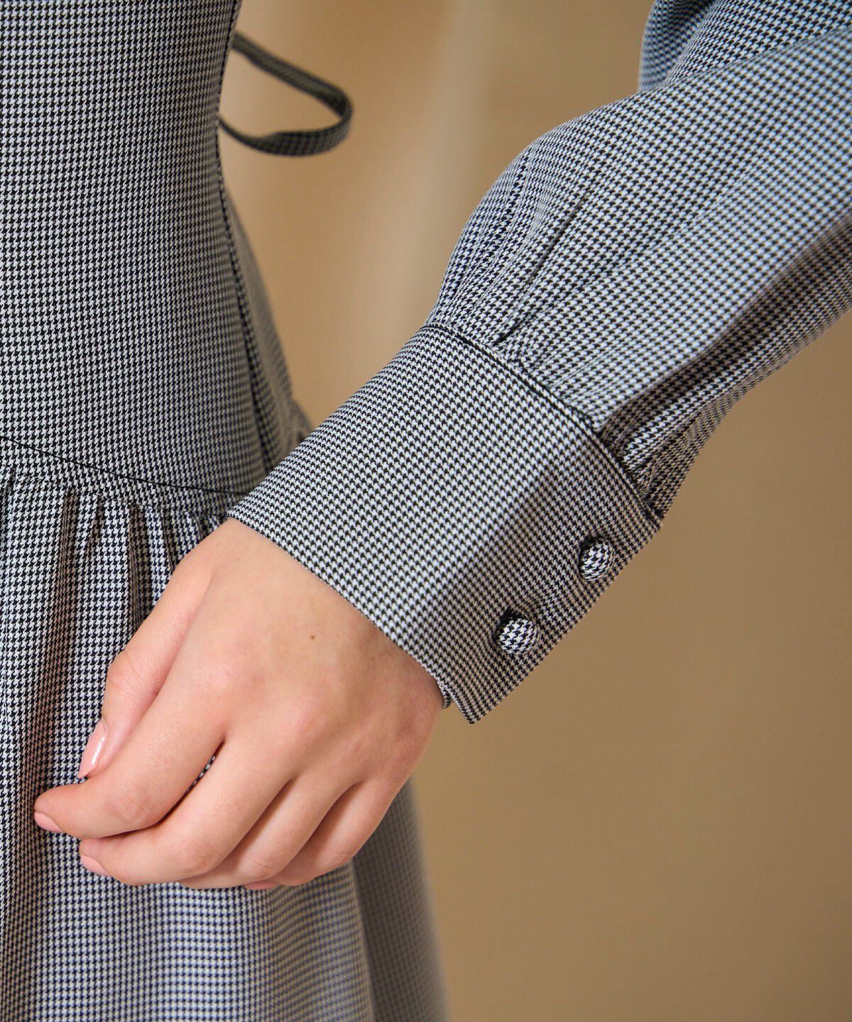 WILLSELECTION「ネックリボンギャザー切り替えワンピース」|ワンピース|