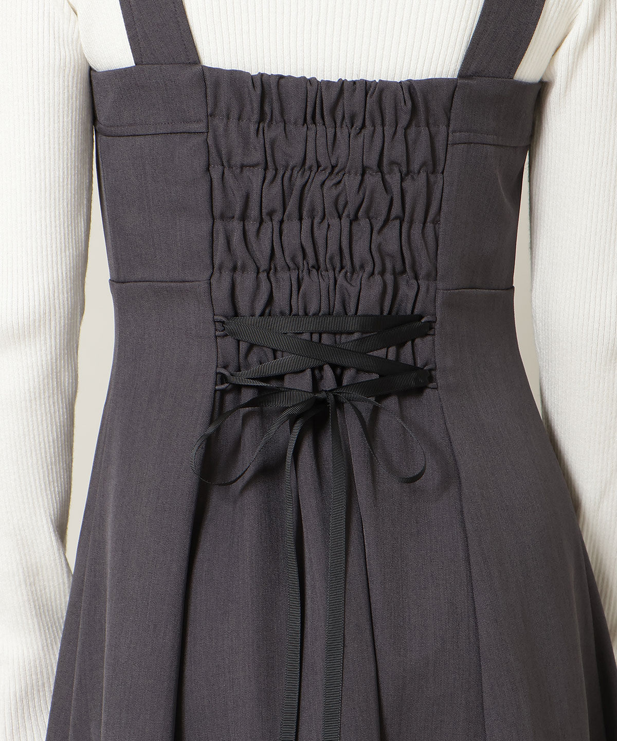 WILLSELECTION「ZIPデザインフレアジャンスカ」|ワンピース|