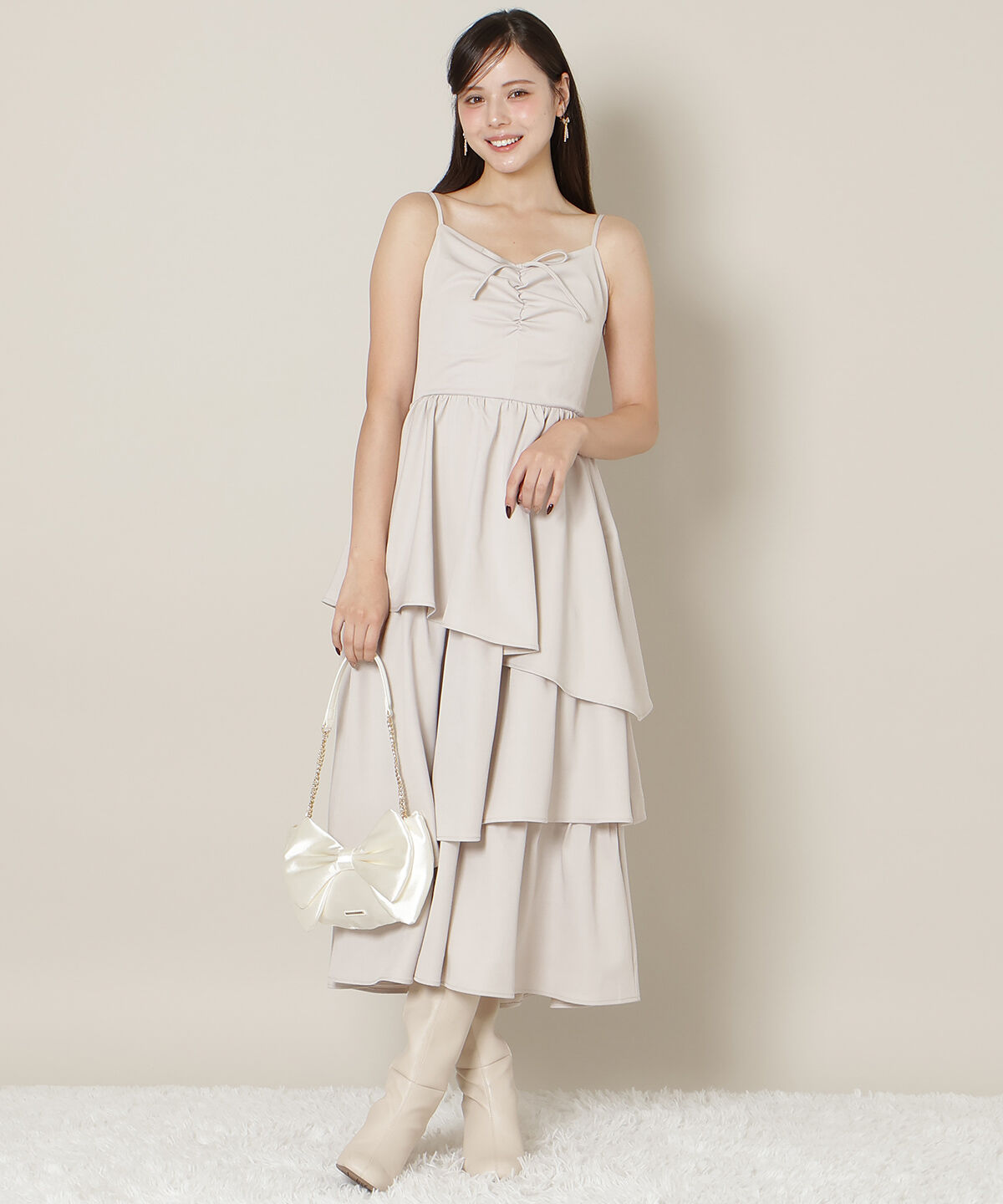 WILLSELECTION「ティアードキャミワンピース」|ワンピース|