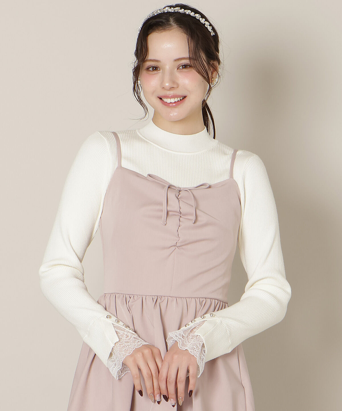 WILLSELECTION「ティアードキャミワンピース」|ワンピース|