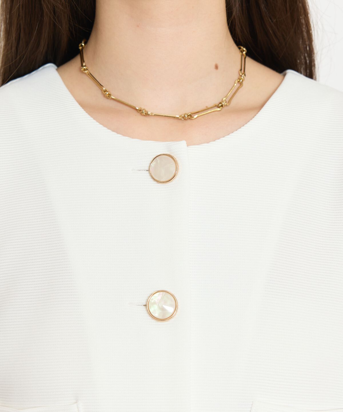 WILLSELECTION「ノーカラーポンチジャケット」|ノーカラージャケット|