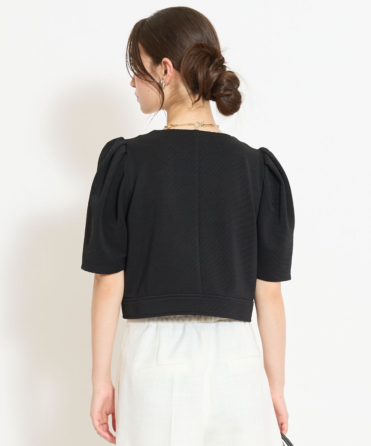 WILLSELECTION「ノーカラーポンチジャケット」|ノーカラージャケット|